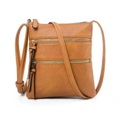Crossbody Bag for Women – Multi Pocket Faux Leather Shoulder Purse