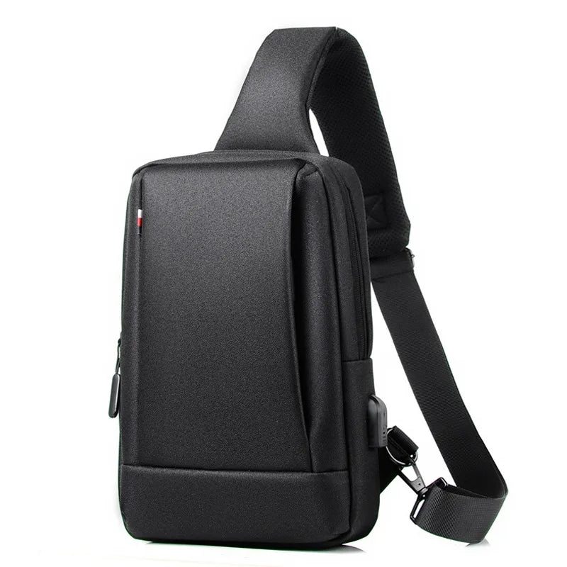 Fashionable Men S Chest Bag Light Leisure Women Cross Body Oxford Cloth Waterproof Shoulder