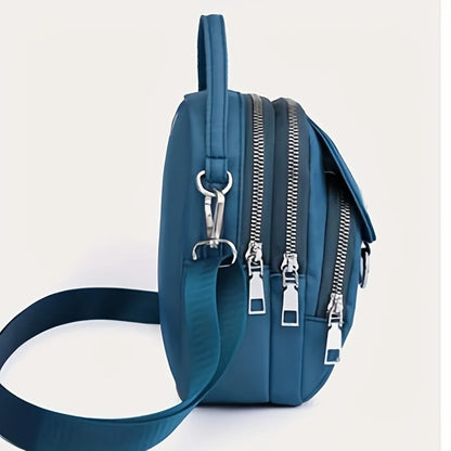 Crossbody Shoulder Bag – Compact Unisex Everyday Purse with Phone Pocket