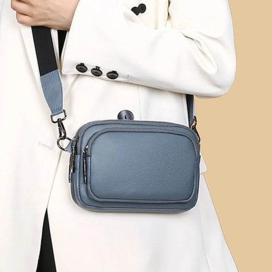 Genuine Leather Women S Single-Shoulder Small Bag Lightweight Mobile Phone Commuting Crossbody Bag
