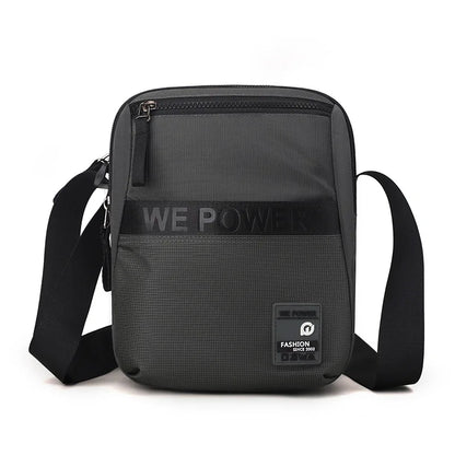 Nylon Waterproof Fashionable Single-Shoulder Crossbody Bag Men Casual Lightweight Outdoor Travel