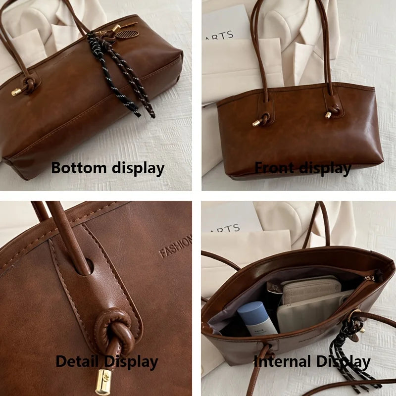 Large Capacity Tote Bag – Convertible Shoulder Bag for Women