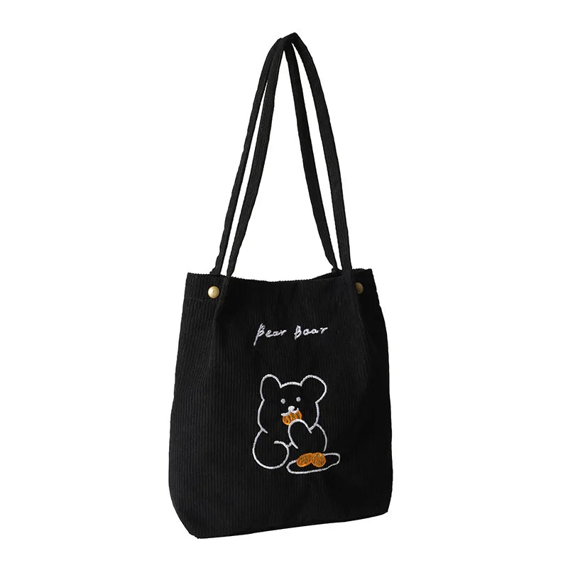 Summer Artistic Velvet Bag Women S Single Shoulder Handbag Student Corduroy