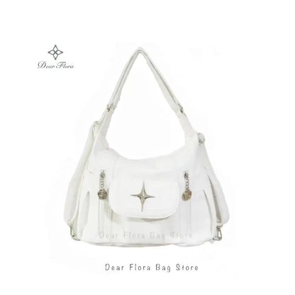 Y2K Star Tote Bag – Large Capacity Shoulder & Crossbody Bag