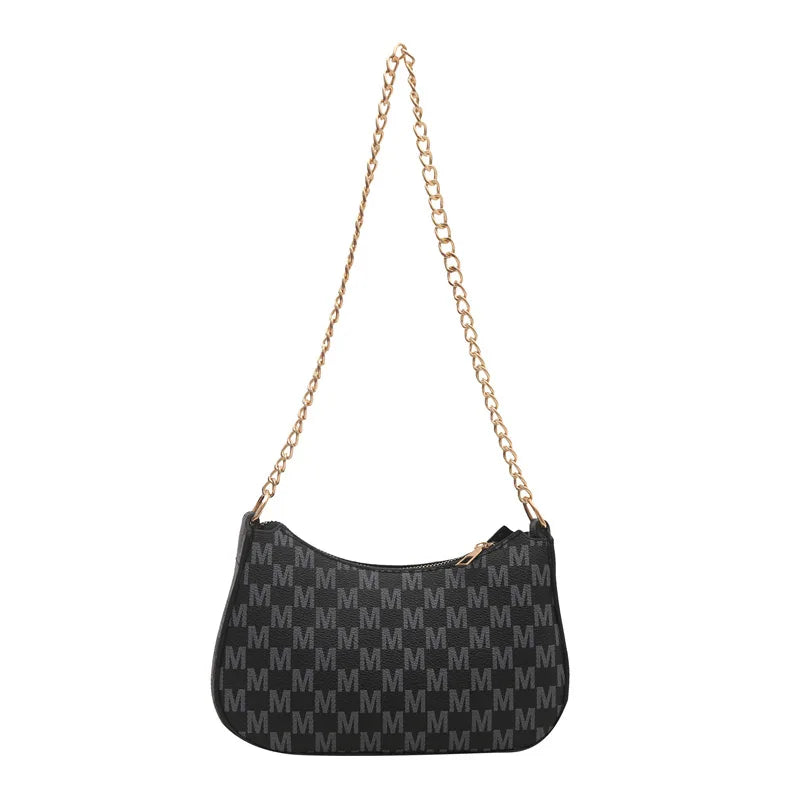 Vintage Square Handbag – Crossbody Messenger Bag with Adjustable Strap for Women