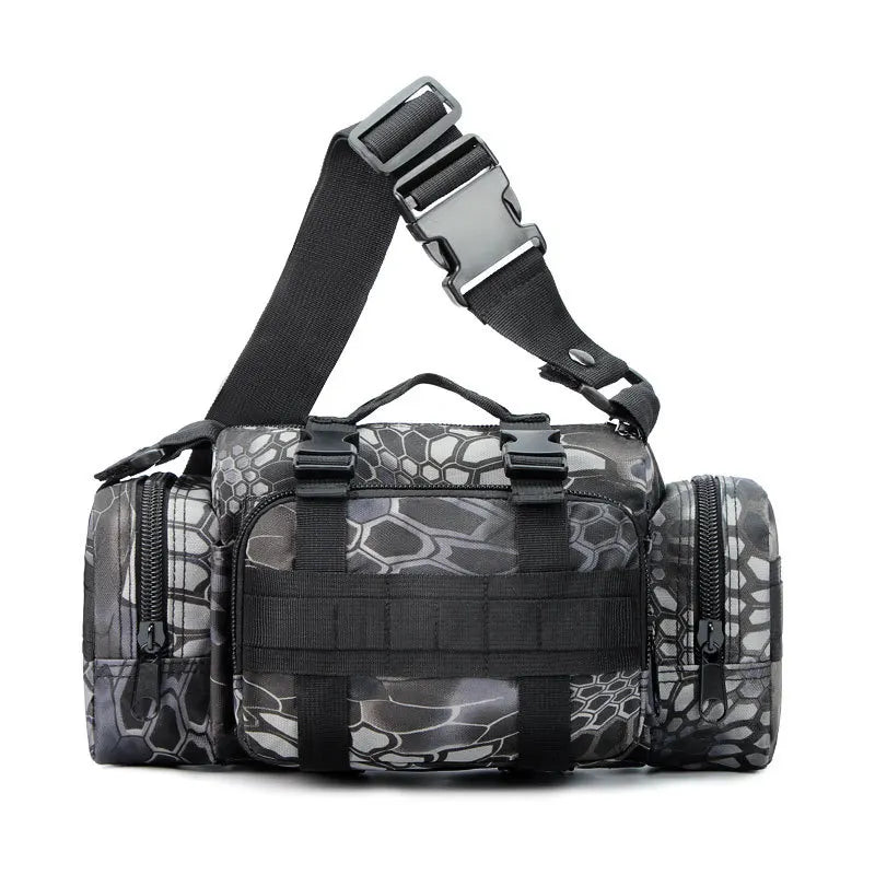 Camo Outdoor Crossbody Handbag Large Capacity Wear-Resistant Oxford Cloth Tactical One Shoulder