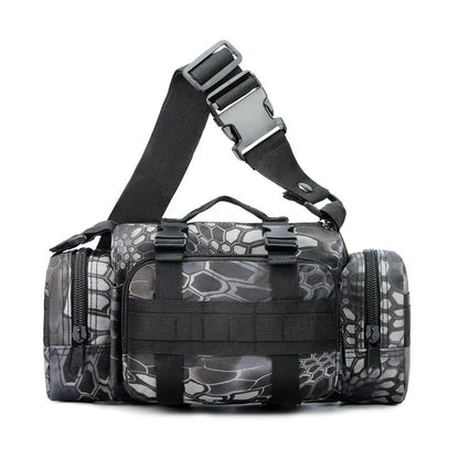 Camo Outdoor Crossbody Handbag Large Capacity Wear-Resistant Oxford Cloth Tactical One Shoulder