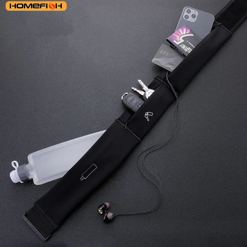 Homefish Outdoor Sports Waist Bag Fitness Running Waterproof Anti-Theft Mobile Phone Storage Close