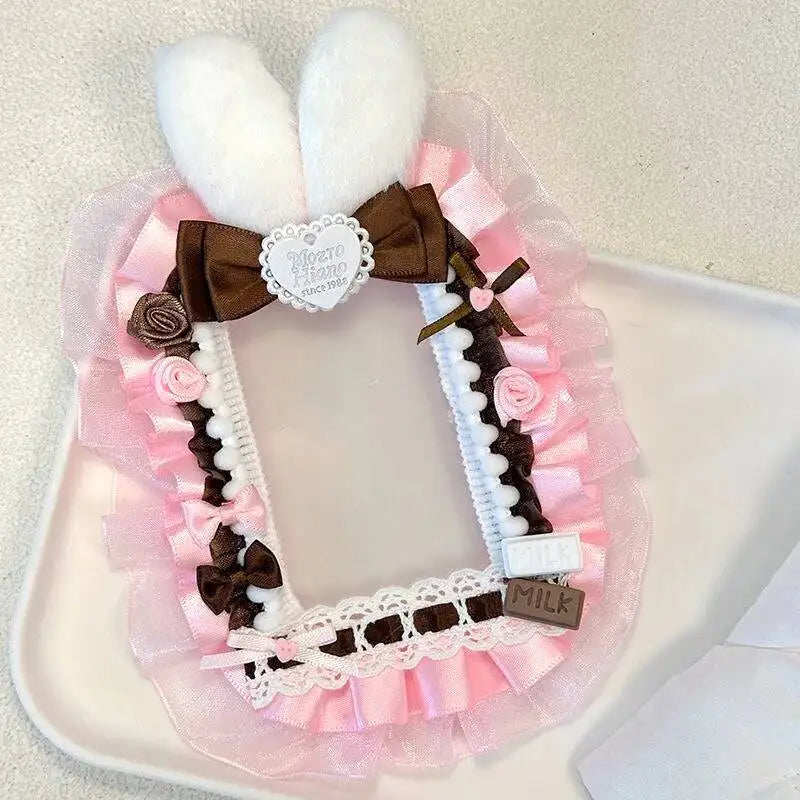 Ita Bag Insert Board with Rabbit Ears – Kawaii Photo Card Holder