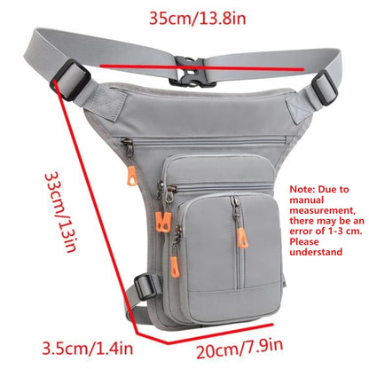 Motorcycle Leg Side Crossbody Bag Suitable Both Men Women Tactical Rider Riding Bag