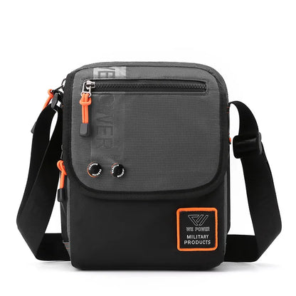Men S Zipper Cross-Body Casual Shoulder Bag Postman Outdoor Large Capacity Sports