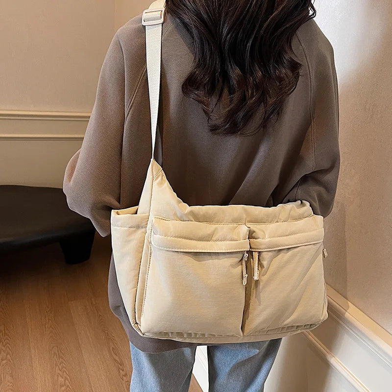 Crossbody Bag Large Capacity Casual Shoulder Purse for Women