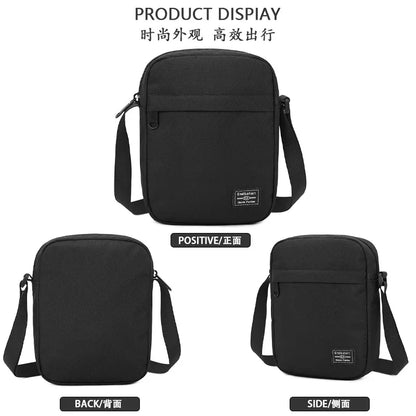Mini Crossbody Bag Men S Single-Shoulder Bag Lightweight Mobile Phone Storage Student Fashionable