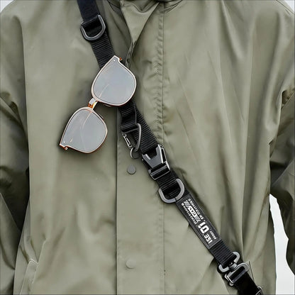 Quick Release Adjustable Crossbody Bag Belt Multifunction Hanging Ring Outdoor Camping Shoulder