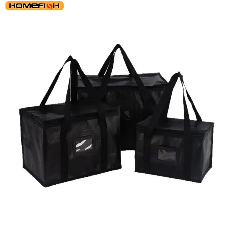 Convenient Takeaway Delivery Tote Bag Homefish Warm Insulated Lunch Pouch