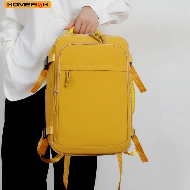Homefish Business Casual Travel Commuting Men S Backpack Large Capacity Computer Bag Leisure Bookbag
