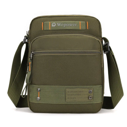 Nylon Waterproof Men S Shoulder Bag Multi-Layer Wear-Resistant Light Leisure Travel - Waterproof