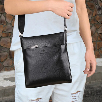 Men S Single-Shoulder Bag Casual Crossbody Bag Vertical Crossbody Business