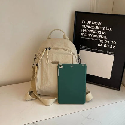 Convertible Crossbody Sling Bag Women Multi-Pocket Backpack