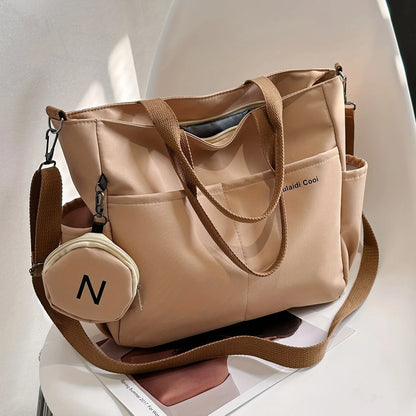 Large Capacity Nylon Tote Bag – Women's Crossbody Shoulder Bag