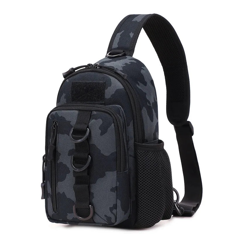 Wear-Resistant Oxford Fabric Crossbody Bag Multi-Purpose Waist Bag Outdoor Tactical Single-Shoulder