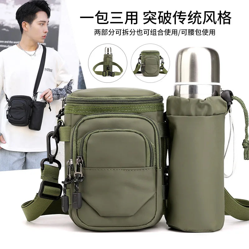 Outdoor Waist Bag Multi-Function Kettle Storage Men Women Running Riding Belt Diagonal Cross