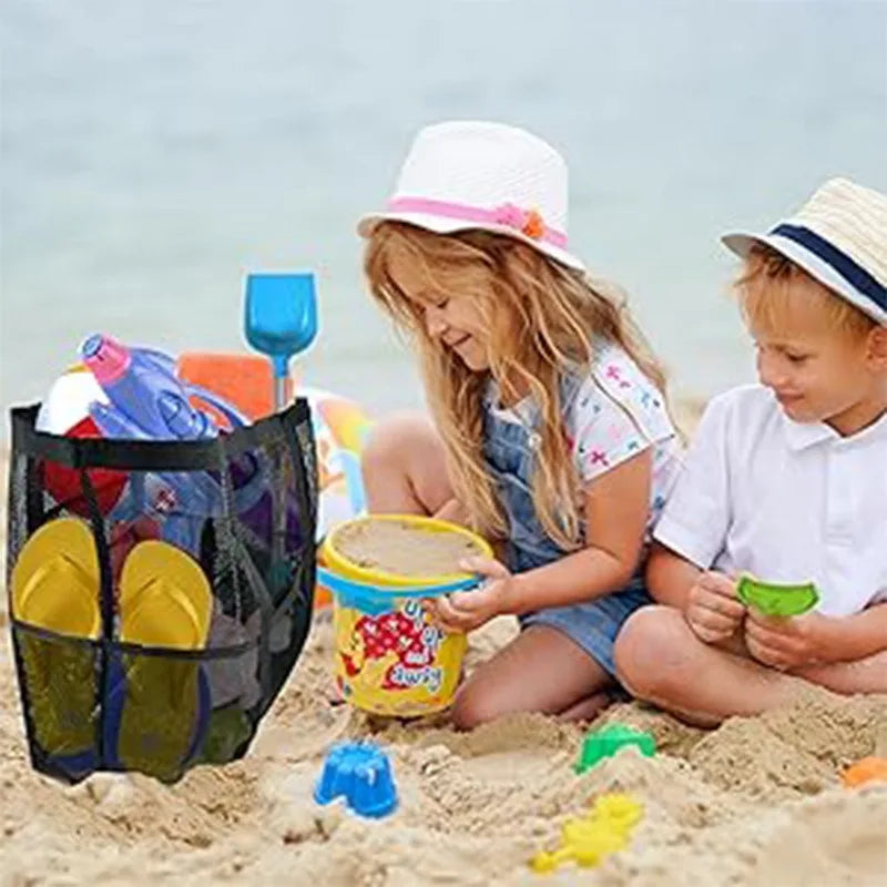 Large Mesh Beach Tote Bag Lightweight Quick-Dry Pool Bag