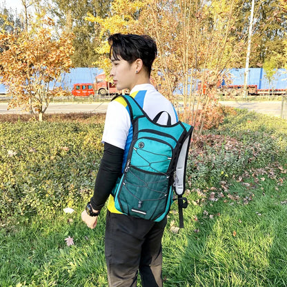 Male Cycling Outdoor Hiking Off-Road Double-Shoulder Backpack