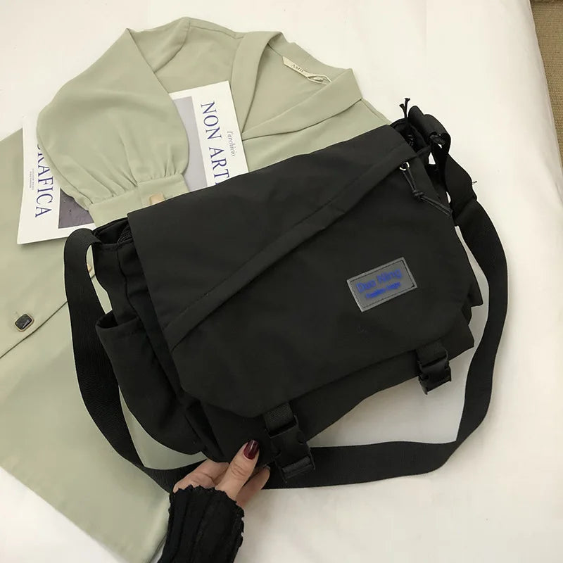 Large Capacity Waterproof Crossbody Bag for Women & School