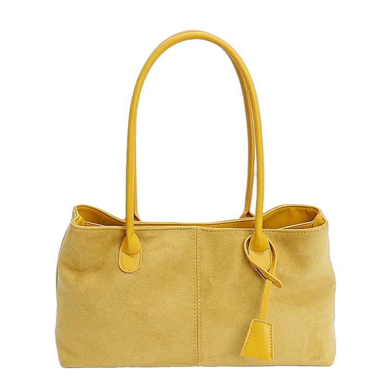 Retro PU Leather Tote Bag for Women – Luxury Shoulder Handbag