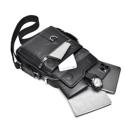 Genuine Leather Single-Shoulder Bag Crossbody Bag Top Layer Cowhide Hand Shoulder