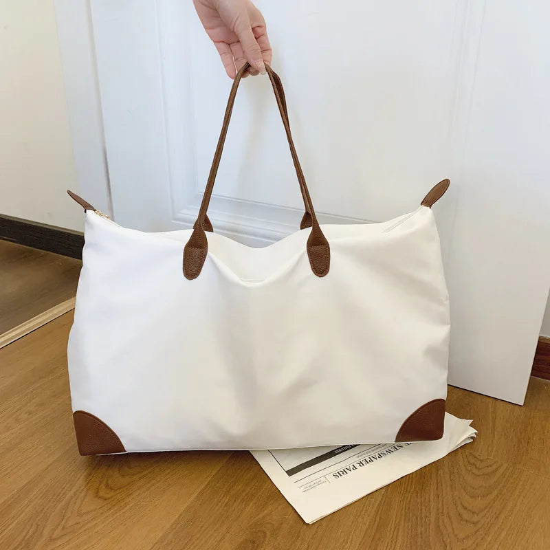 Travel Tote Bag Large Capacity Weekender Gym Carry-On Bag