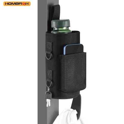 Portable Magnetic Non Slip Water Bottle Sling Bag Adjustable Carrier Holder Gym Outdoor Workout