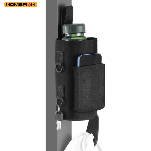 Portable Magnetic Non Slip Water Bottle Sling Bag Adjustable Carrier Holder Gym Outdoor Workout