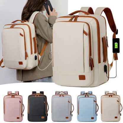15 6-Inch Laptop Business Backpack Unisex Computer Large Capacity Travel Student School Bag