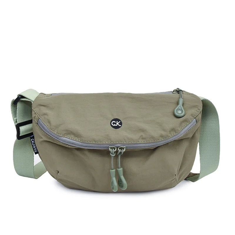 Nylon Crossbody Shoulder Bag – Japanese Style Dumpling Bag