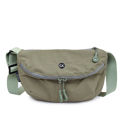 Nylon Crossbody Shoulder Bag – Japanese Style Dumpling Bag