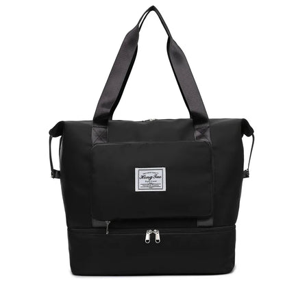 Waterproof Gym Tote Bag for Women – Shoe Compartment & Multi-Pocket