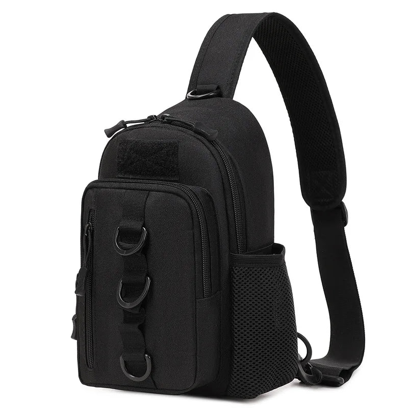 Wear-Resistant Oxford Fabric Crossbody Bag Multi-Purpose Waist Bag Outdoor Tactical Single-Shoulder