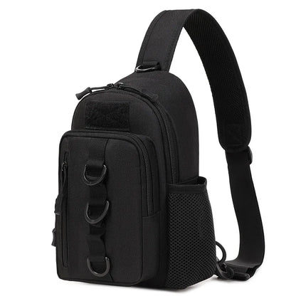 Wear-Resistant Oxford Fabric Crossbody Bag Multi-Purpose Waist Bag Outdoor Tactical Single-Shoulder