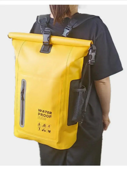 Pvc Waterproof Dry Bag Backpack Capacity Kayak Canoe Rafting Diving Beach Swimming Trekking Camping