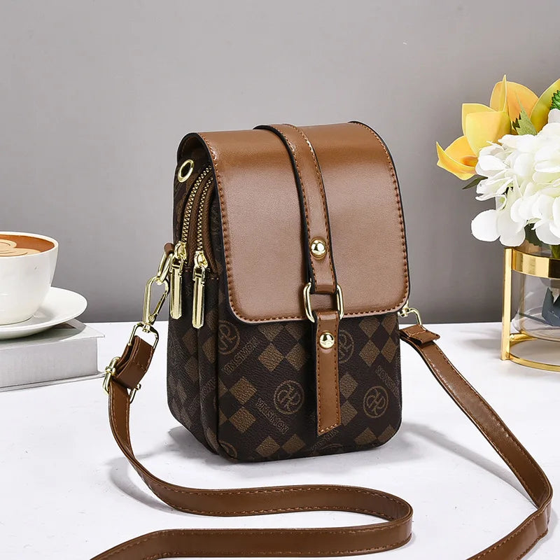 Multi Layer Practical Small Versatile Large Capacity Bag Women Lightweight Single Shoulder Chic