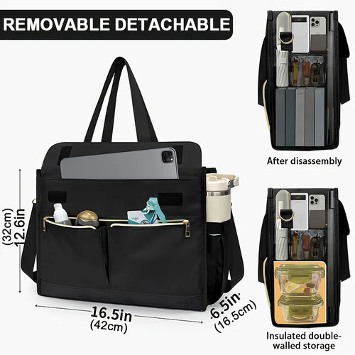 Large Insulated Lunch Tote Bag for Women – Laptop & Work