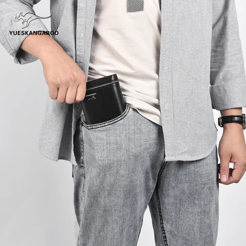 Men S Hand-Held Bag Wallet Multiple Compartments Fashionable Large-Capacity Mobile Phone Storage