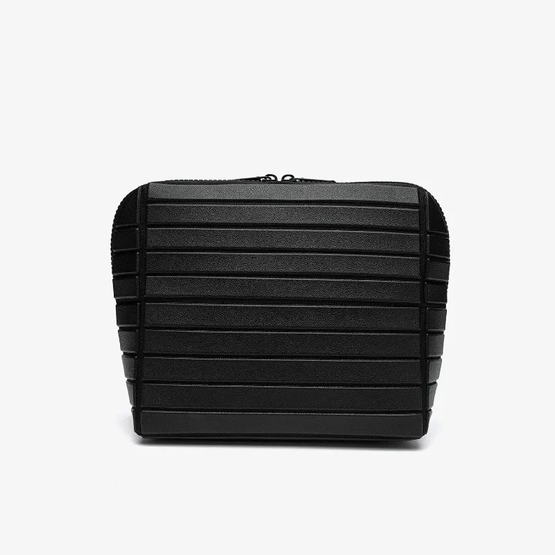 1pcs Striped Pvc Storage Bag Large Capacity Outdoor Travel Toiletries Organizer Pouch Portable