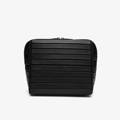 1pcs Striped Pvc Storage Bag Large Capacity Outdoor Travel Toiletries Organizer Pouch Portable