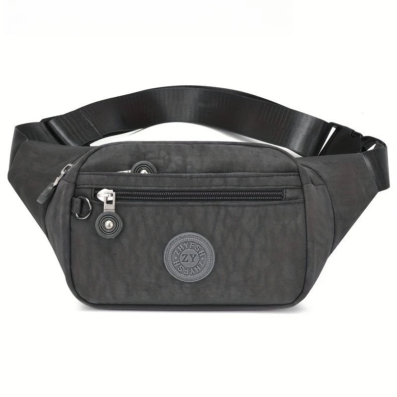 Fanny Pack Crossbody Sling Bag – Multi-Pocket Waist Purse for Women