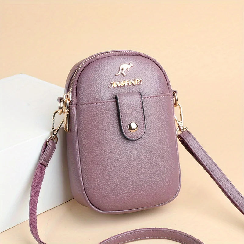 Mini Crossbody Phone Bag for Women with Detachable Strap