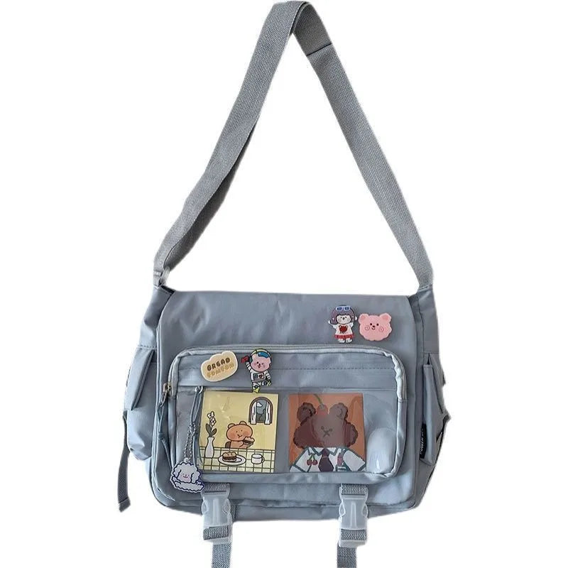 Waterproof Nylon Crossbody Bag for Women & Teen Girls