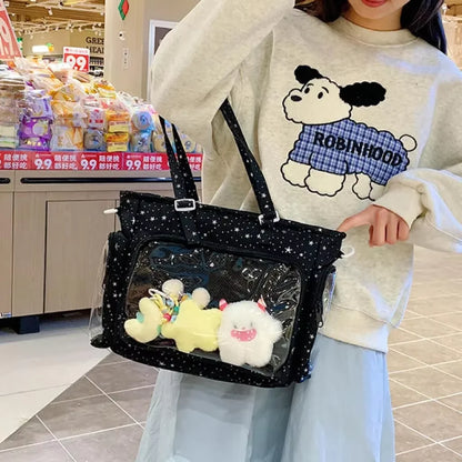 Ita Bag Transparent Window Tote for Anime & Lolita Fans